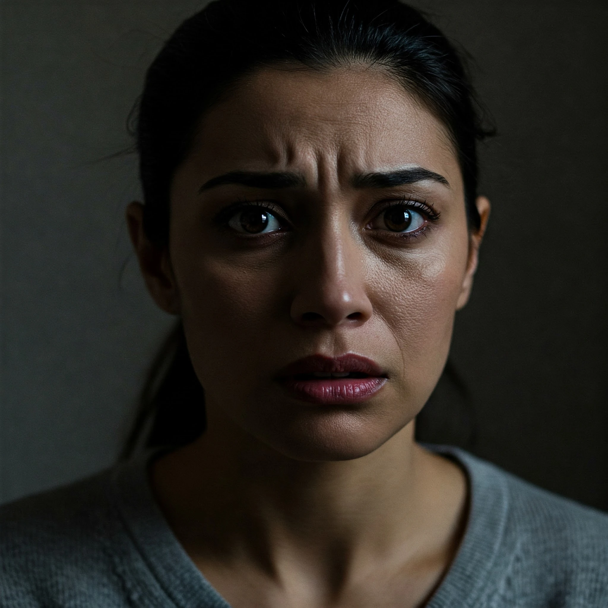 A stylized face representing emotion